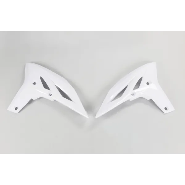 Ouïes de radiateur UFO blanc Yamaha WR450F