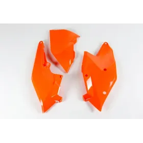 Plaques latérales UFO orange fluo KTM SX/SX-F