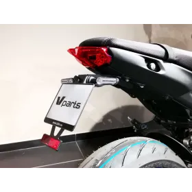 Support de plaque V PARTS noir - Yamaha MT-09