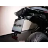 Support de plaque V PARTS noir - Yamaha MT-07 TRACER/MT-09 TRACER
