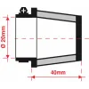 Filtre de reniflard d'huile BMC Ø20mm - FBSA20-40