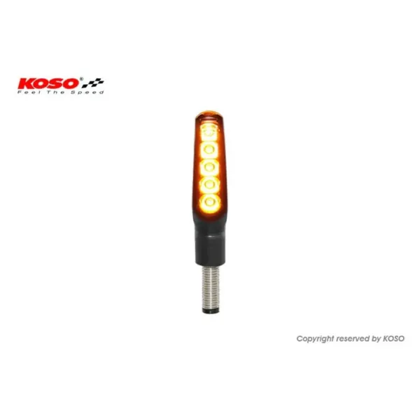 Clignotant Led KOSO Gw-01 L'Unite - Noir