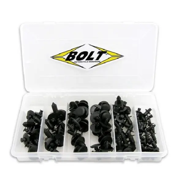 Coffret assortiment rivet plastique BOLT M6/M7/M8