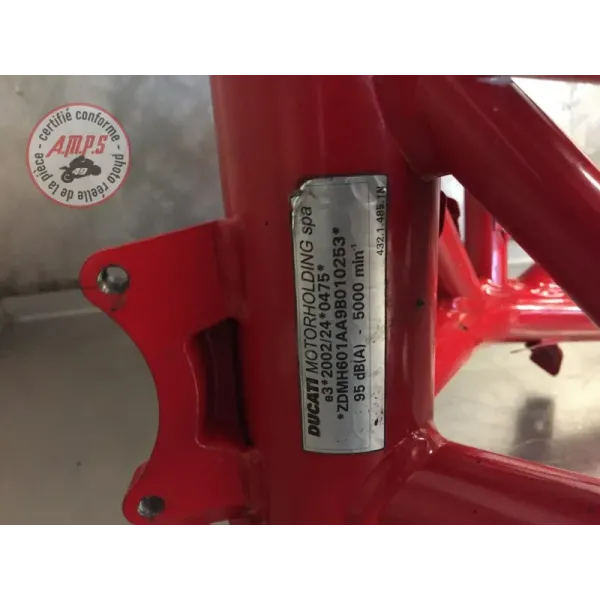 Cadre avec carte grise Ducati 848 SBK 2008 à 2013